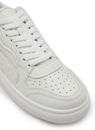 Detail View - Click To Enlarge - ALEXANDERWANG - Cloud Puff Logo Leather Sneakers