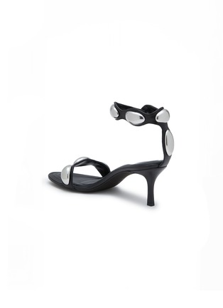  - ALEXANDERWANG - Dome 65 Leather Ankle Steap Heeled Sandals