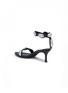  - ALEXANDER WANG - Dome 65 Leather Ankle Steap Heeled Sandals