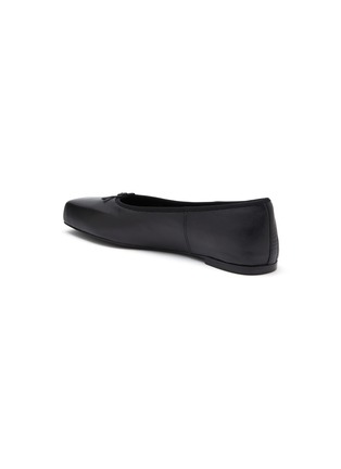  - ALEXANDER WANG - Billie Square Toe Leather Ballerina Flats