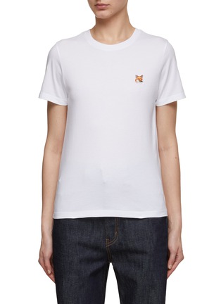 Main View - Click To Enlarge - MAISON KITSUNÉ - Fox Head Patch Cotton T-Shirt