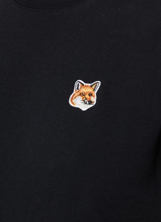  - MAISON KITSUNÉ - Fox Head Patch Crewneck T-Shirt