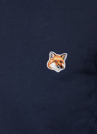  - MAISON KITSUNÉ - Fox Head Patch Cotton Sweatshirt