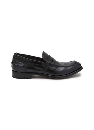 Main View - Click To Enlarge - OFFICINE CREATIVE - Balance 017 Leather Penny Loafers