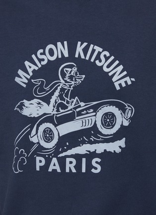  - MAISON KITSUNÉ - Racing Fox Crewneck T-Shirt