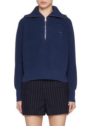 Main View - Click To Enlarge - MAISON KITSUNÉ - Bold Fox Patch Knit Sweater