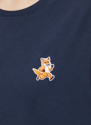  - MAISON KITSUNÉ - Speedy Fox Patch Crewneck T-Shirt