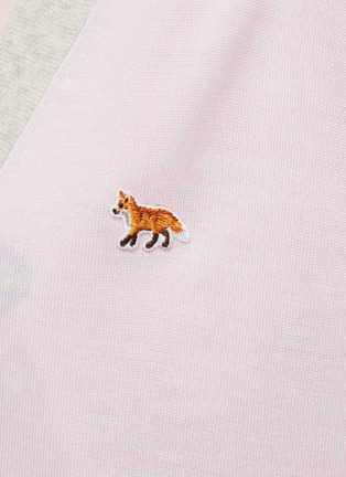  - MAISON KITSUNÉ - Baby Fox Patch Wool Cardigan
