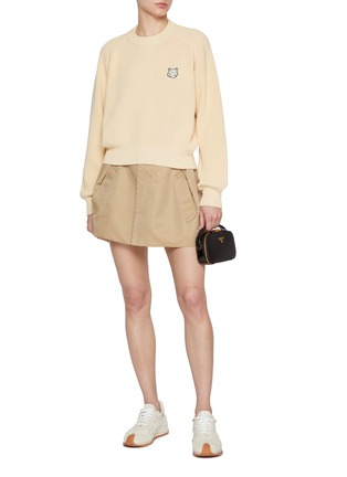 Figure View - Click To Enlarge - MAISON KITSUNÉ - Bold Fox Head Comfort Ribbed Sweater