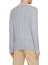 Back View - Click To Enlarge - BRUNELLO CUCINELLI - Contrast Trim Cable Knit Cardigan