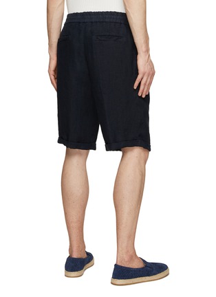 Back View - Click To Enlarge - BRUNELLO CUCINELLI - Dyed Bermuda Shorts