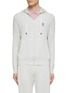 Main View - Click To Enlarge - BRUNELLO CUCINELLI - Zip Up Cotton Hoodie