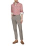 Figure View - Click To Enlarge - BRUNELLO CUCINELLI - Spread Collar Western Shirt