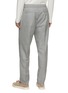 Back View - Click To Enlarge - BRUNELLO CUCINELLI - Pleated Wool Jogger Pants