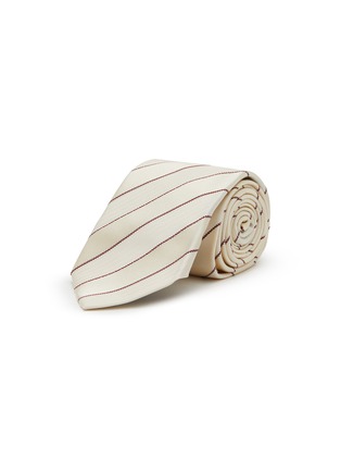 Main View - Click To Enlarge - BRUNELLO CUCINELLI - Striped Silk Tie