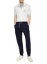 Figure View - Click To Enlarge - BRUNELLO CUCINELLI - Knitted Polo Shirt