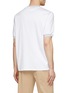Back View - Click To Enlarge - BRUNELLO CUCINELLI - Tennis Stripe Cotton Jersey T-Shirt