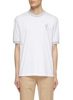 BRUNELLO CUCINELLI | Tennis Stripe Cotton Jersey T-Shirt | Men 