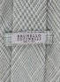 Detail View - Click To Enlarge - BRUNELLO CUCINELLI - Plaid Linen Silk Tie