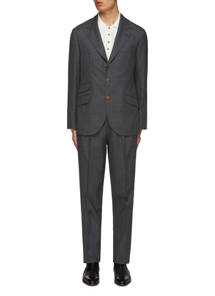 Main View - Click To Enlarge - BRUNELLO CUCINELLI - Single Breasted Wool Suit