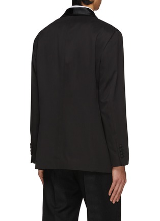 Back View - Click To Enlarge - BRUNELLO CUCINELLI - Shawl Collar Silk Dinner Jacket