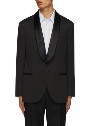 Main View - Click To Enlarge - BRUNELLO CUCINELLI - Shawl Collar Silk Dinner Jacket