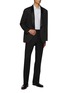 Figure View - Click To Enlarge - BRUNELLO CUCINELLI - Shawl Collar Silk Dinner Jacket