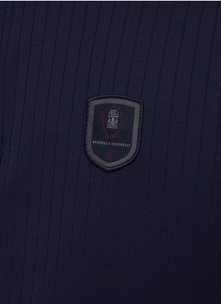  - BRUNELLO CUCINELLI - Ribbed Polo Shirt
