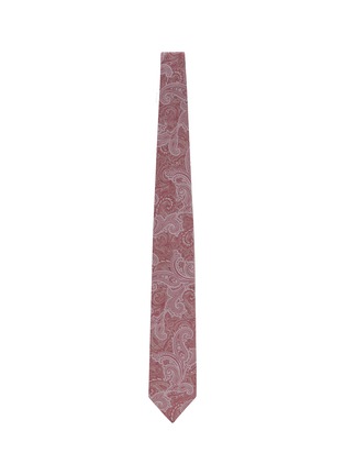 Figure View - Click To Enlarge - BRUNELLO CUCINELLI - Paisley Print Silk Tie