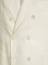 Detail View - Click To Enlarge - BRUNELLO CUCINELLI - Double Breasted Linen Wool Suit