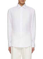 【★エレガント★】Brunello Cucinelli ☆ スエードシャツ BRUNELLO CUCINELLI | Sea Island Cotton Evening Shirt | Men