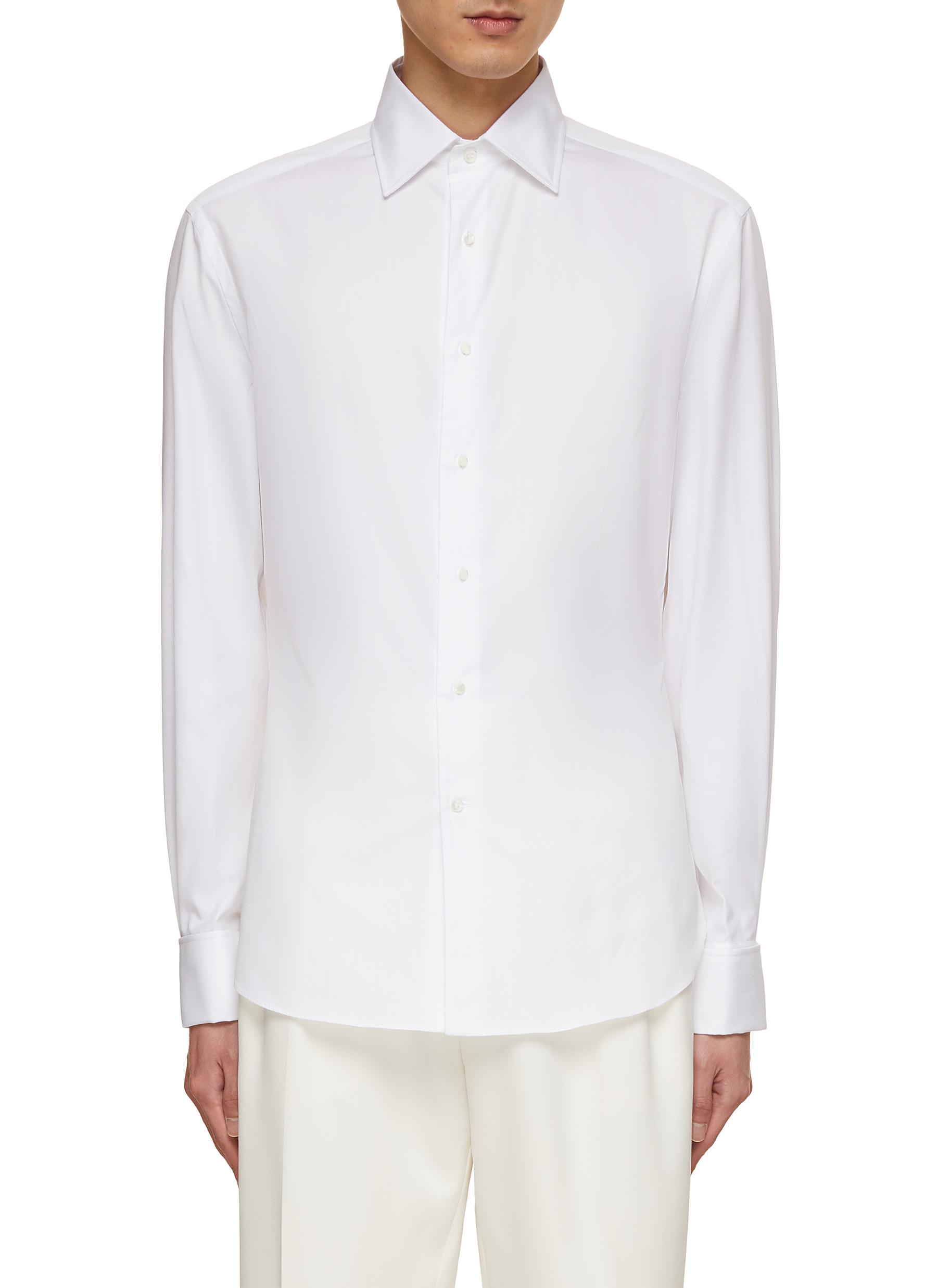 BRUNELLO CUCINELLI | Sea Island Cotton Evening Shirt | Men