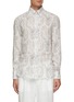 Main View - Click To Enlarge - BRUNELLO CUCINELLI - Paisley Linen Shirt