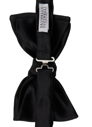 Detail View - Click To Enlarge - BRUNELLO CUCINELLI - Cotton Silk Bow Tie