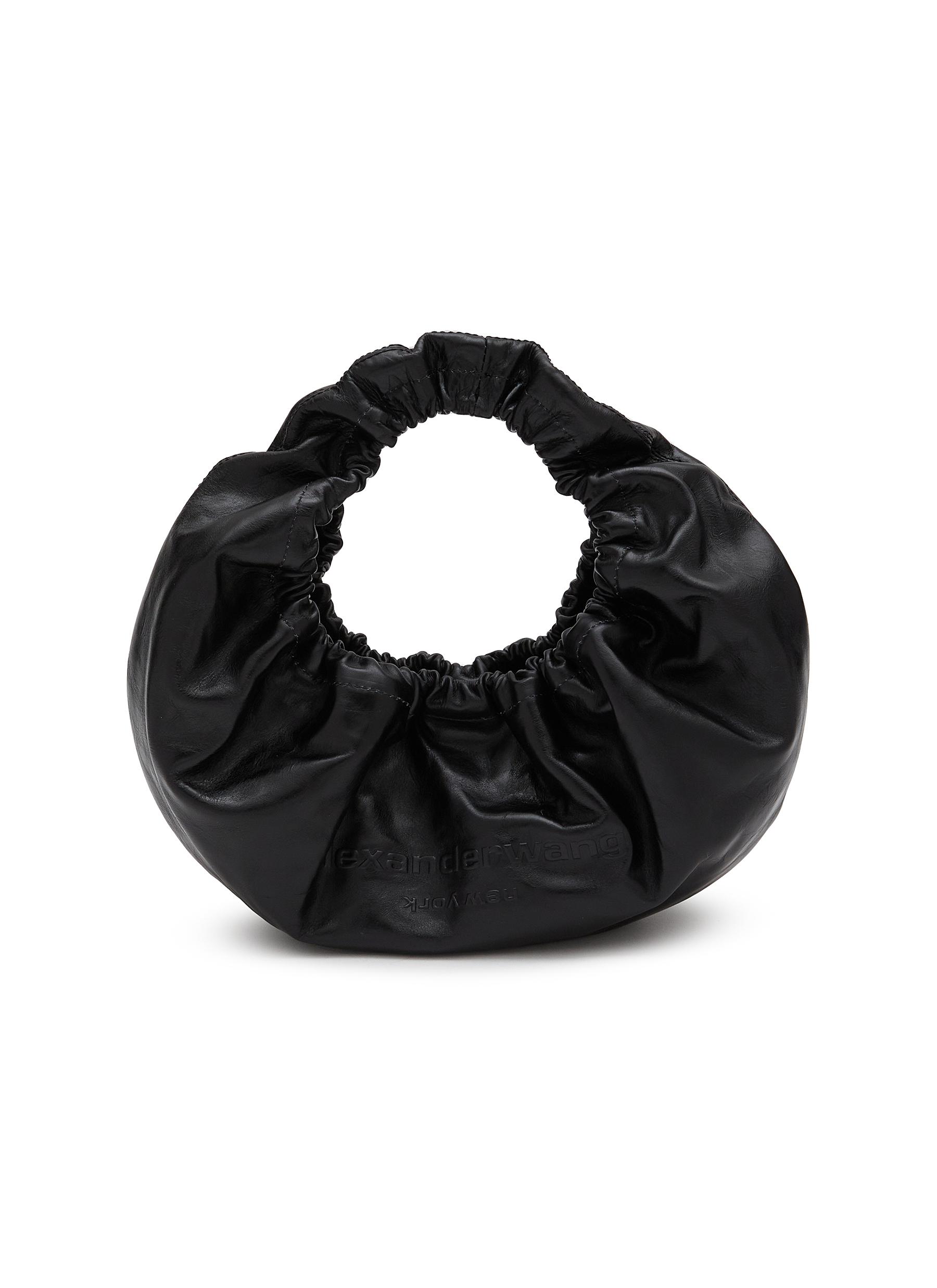 ALEXANDER WANG | Small Crescent Leather Handle Bag | BLACK | Women | Lane  Crawford