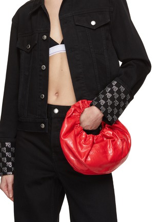 Figure View - Click To Enlarge - ALEXANDER WANG - Small Crescent Leather Handle Bag
