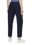 Back View - Click To Enlarge - CANALI - Wool Blend Straight Leg Pants