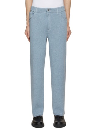 Main View - Click To Enlarge - BARRIE - Angled Pockets Cashmere Blend Pants