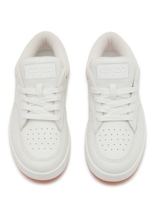 Detail View - Click To Enlarge - KENZO - Dome Leather Sneakers