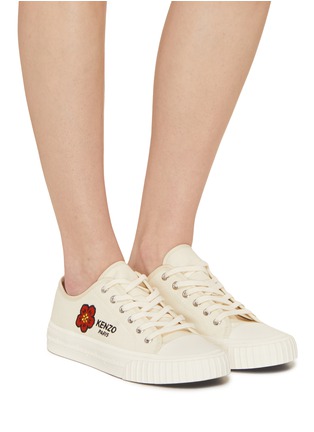 Figure View - Click To Enlarge - KENZO - Foxy Low Top Lace-up Sneakers