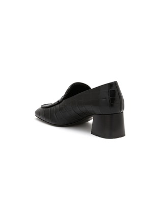  - TOTEME - The Block Heel 55 Leather Pumps