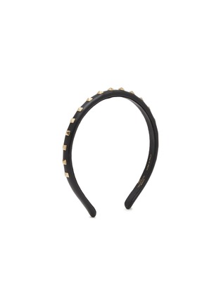 Figure View - Click To Enlarge - VALENTINO GARAVANI - Rockstud Leather Headband