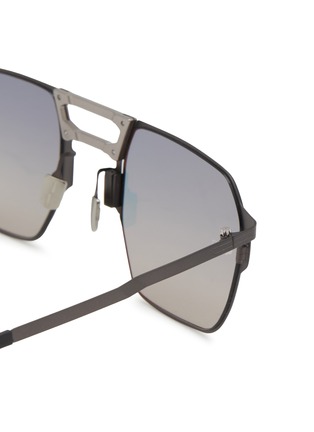 Detail View - Click To Enlarge - MOVITRA - Joe Light Gun With Flash Metal Square Sunglasses
