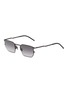 Main View - Click To Enlarge - MOVITRA - Marcello Gun Acetate Square Sunglasses