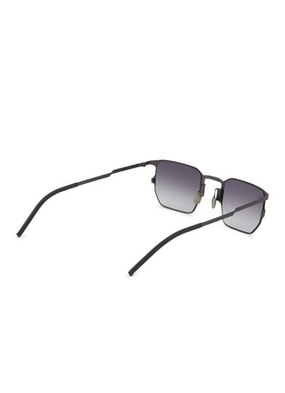Figure View - Click To Enlarge - MOVITRA - Marcello Gun Acetate Square Sunglasses