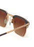 Detail View - Click To Enlarge - MOVITRA - Jonathan Metal Square Sunglasses