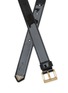 Detail View - Click To Enlarge - PRADA - Leather Square-Buckle Belt