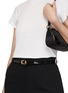 Figure View - Click To Enlarge - PRADA - Leather Square-Buckle Belt