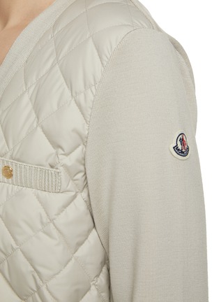 - MONCLER - Quilted Knit Cardigan