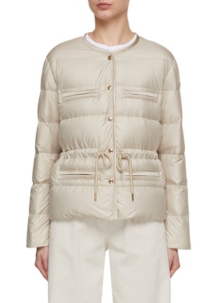 Main View - Click To Enlarge - MONCLER - Echione Belted Puffer Jacket